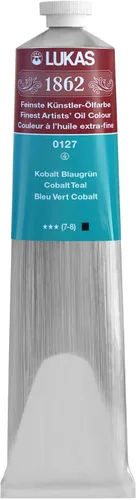 Vista 137 de Lukas 1862 Pintura al Óleo para Artistas Profesionales - Colores Tierra Amarillentos, 37 mL - Juego de 4 - Destacada Resistencia a la Luz, Sin