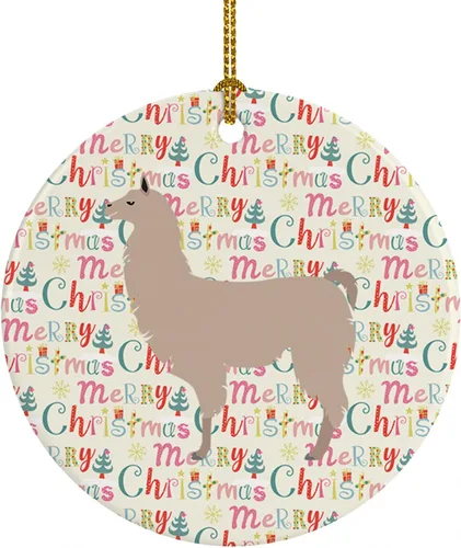 Vista 38 de Caroline's Treasures Adorno de cerámica de avestruz común para árbol de Navidad, decoración colgante para el hogar, Navidad, vacaciones, fiesta