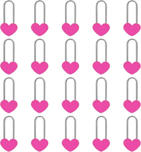Vista 15 de Candado de amor VeYocilk de 3.5" 50mm en forma de corazón, candado de corazón negro para deseos de amor, ideal para bodas, San Valentín