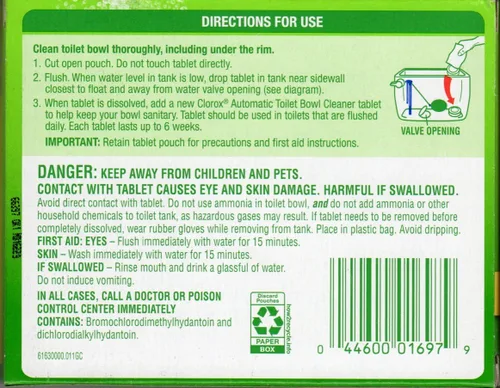 Vista 2 de Clorox Tabletas limpiadoras automáticas para inodoro (paquete de 2)