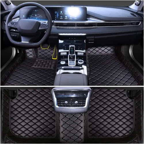 Vista 21 de Tapete para piso de automóvil hecho a medida para el 96% de los modelos de automóvil, cobertura completa, protección interior, impermeable, Beige