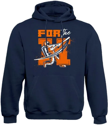 Vista 5 de Xtreme Apparrel Crush City Houston Space City Astronaut - Sudadera con capucha para los fanáticos del béisbol