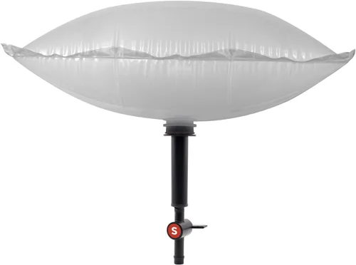 Vista 5 de Globo de Chimenea 21x10 pulgadas Máximo 2 Capas Almohada de Chimenea Inflable Tapón de Corrientes de Aire de Chimenea, Bloqueador de Aire Frío