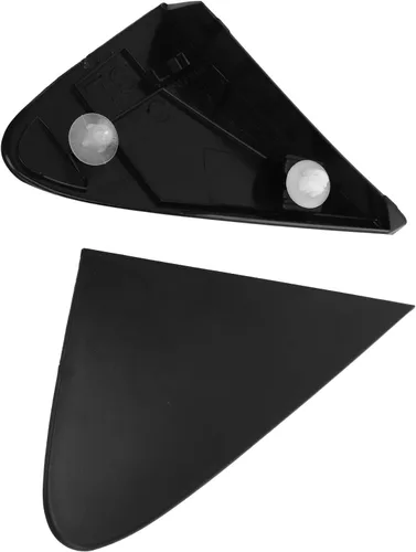 Vista 8 de 2 piezas de cubierta de esquina para guardabarros de espejo retrovisor compatible con Toyota Corolla 2008-2013, ribete triangular duradero