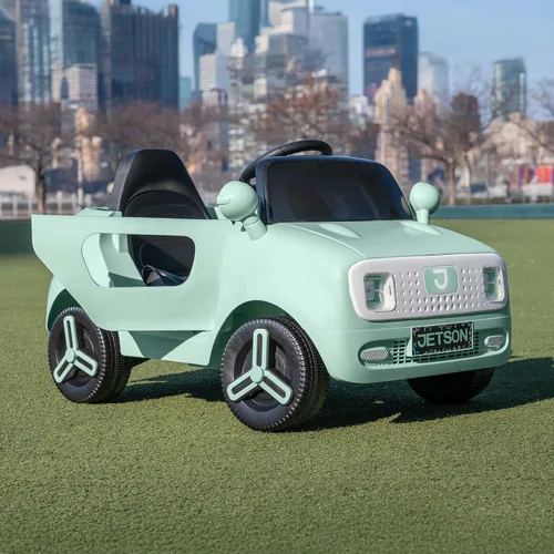 Vista 9 de Jetson Mako Niños Coche Eléctrico con Asistencia de Motor por Empuje, 3 Modos: Empuje, Conducción o Control Remoto, Velocidad Máxima de 3 mph