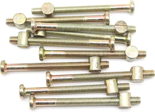 Vista 11 de Kit de tornillos para cama de bebé, 114 piezas [14 tamaños] M6 hexagonal, tuercas de barril surtido, kit surtido para sillas de cuna, cama de cuna
