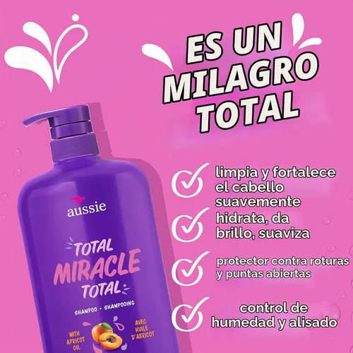 Vista 3 de Champú Aussie color mate, Total Miracle
