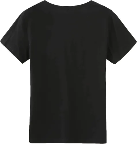 Vista 2 de SweatyRocks Camiseta de manga corta con cuello redondo y estampado gráfico para mujer