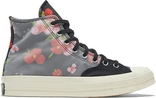 Vista 2 de Converse Chuck 70 Floral Hi BlackMultiGarcilla para mujer