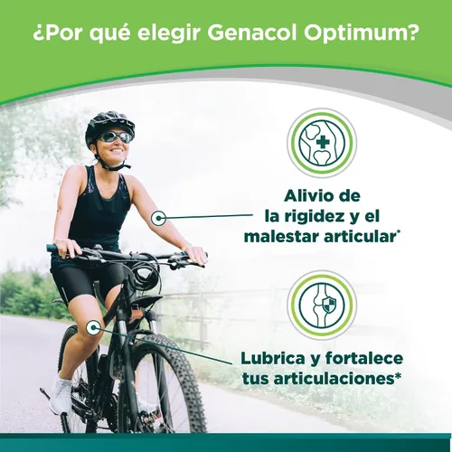 Vista 6 de Genacol Optimum - Suplemento para articulaciones de glucosamina, condroitina, MSM y colágeno ultrahidrolizado, mantiene articulaciones saludables