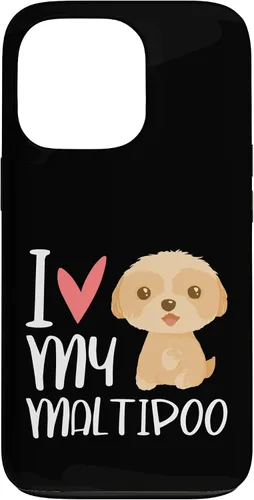 Vista 10 de iPhone 16 Maltipoo Dog Lover Hybrid Multipoo Breeder Heart Fur Parent Case