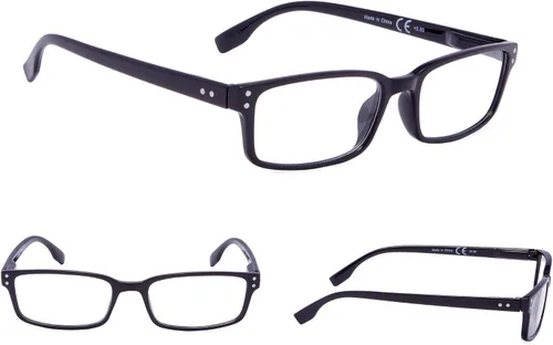 Vista 2 de LECTING GLASSES - Paquete de 4 bisagras de resorte de plástico para lectores cómodos, Paquete de 4 Negro
