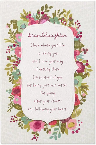 Vista 6 de American Greetings - Tarjeta de cumpleaños para nieta (All About You)