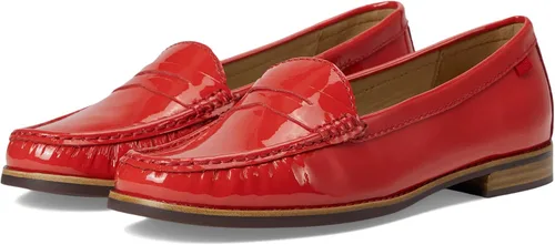 Vista 31 de Mocasines Penny de piel auténtica cómodos sin cordones para mujer