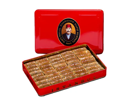 Vista 35 de Hafiz Mustafa 1864 Istanbul Baklava - Caja de pastelería - Bocadillos de postre de Baklava horneados hechos de hojas de masa filo fresca, pistacho