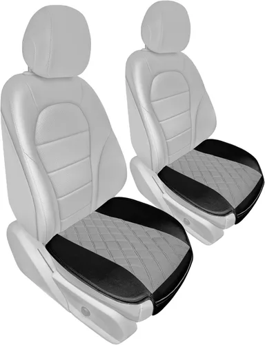 Vista 11 de Asientos de automóvil FH Group PU207 gris negro 102, piel sintética, compatible con bolsas de aire. Beige