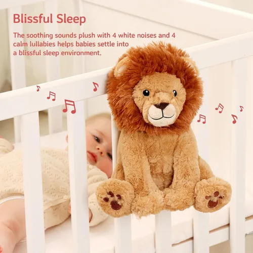 Vista 3 de Cloud b Máquina de sonido con ruido blanco y sonidos relajantes Animal de peluche tierno Configuraciones ajustables y apagado automático
