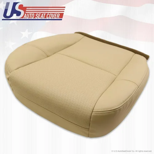 Vista 7 de 2007 2008 para Cadillac Escalade Cubierta de asiento de cuero inferior derecha perforada marrón