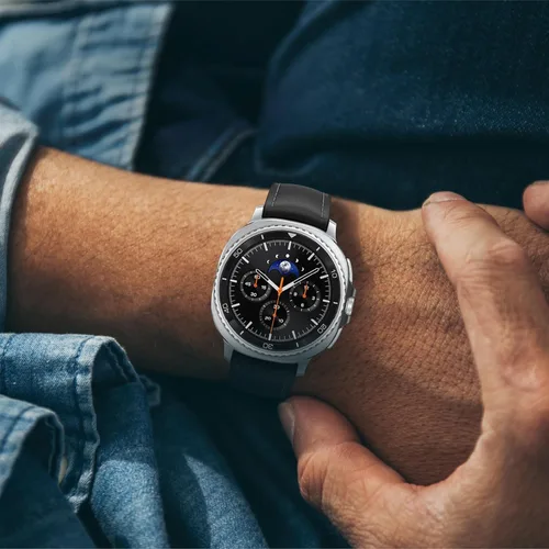 Vista 8 de Samsung Galaxy Watch 8 Classic (2025) - Reloj inteligente Bluetooth de 46 mm + tarjeta de regalo, diseño de cojín, bisel giratorio, botón rápido