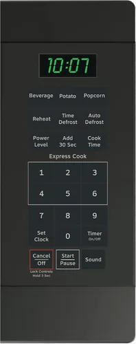 Vista 2 de Hotpoint - Horno microondas para encimera, 700 vatios, 0.7 pies cúbicos, color negro