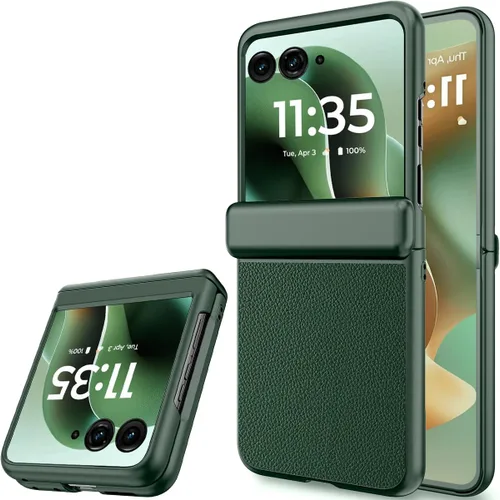 Vista 17 de NINKI Funda para Motorola Razr 60 Ultra con protector de pantalla integrado, protección de bisagra a prueba de golpes, resistente, ultra delgada