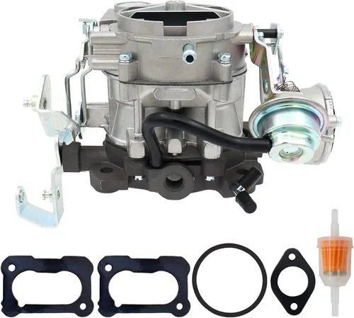 Vista 8 de Carburador NENKUTEN de 2 barriles para Rochester 2GC Chevy 5.7 L 350 6.6 L 400 para motores Chevrolet Small Block C10 C20 C30 1975-1980 Bel Air