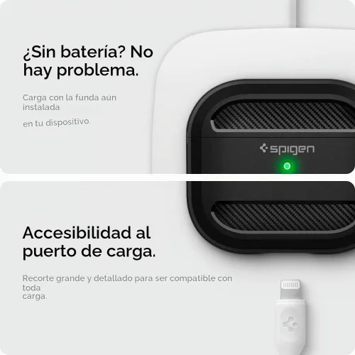 Vista 8 de Spigen Armadura resistente diseñada para AirPods 3 (2021)
