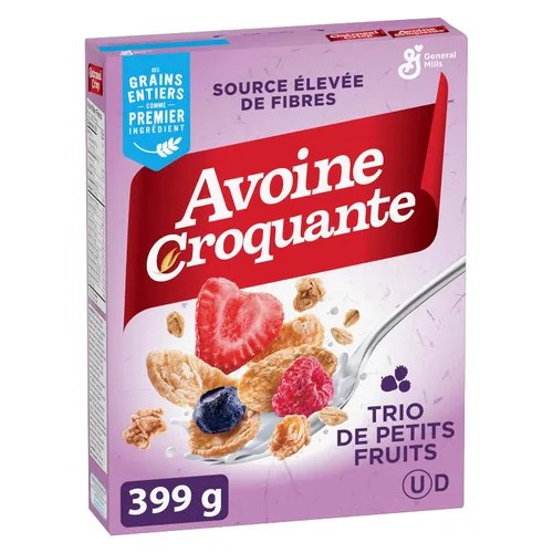 Vista 4 de Oatmeal Crisp Cereal de triple baya, 14.07 oz/14.1 onzas, importado de Canadá)