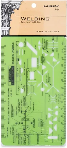 Vista 5 de Plantilla de tubería isométrica Rapidesign, 1 unidad (R43)