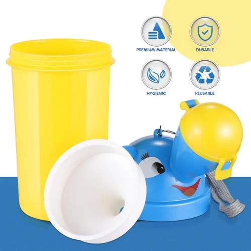 Vista 6 de Gadpiparty Orinal portátil para orinal de urinario de urinario de emergencia para bebé, niño, portátil, orinal para niños, entrenamiento para orinar