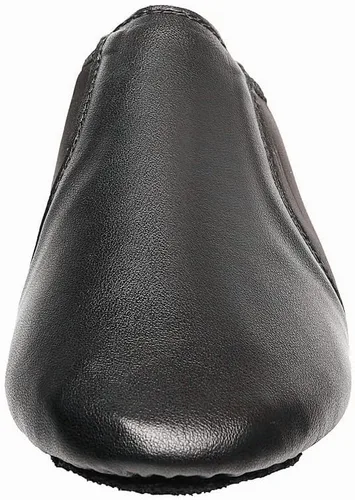 Vista 2 de Zapatos de jazz con suela de cuero, sin cordones, para niñas y niños (niños pequeñosniños grandes)