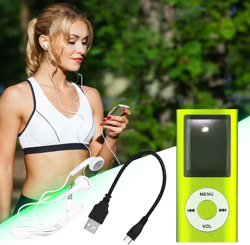 Vista 7 de Reproductor de MP3, reproductor de música digital MP3 multifuncional portátil, reproductor de música LCD de 1.8 pulgadas con auriculares
