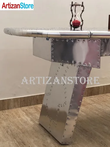 Vista 6 de ARTIZANSTORE Muebles de aluminio Aviador Hogar y Oficina Decoración Escritorio Profesional