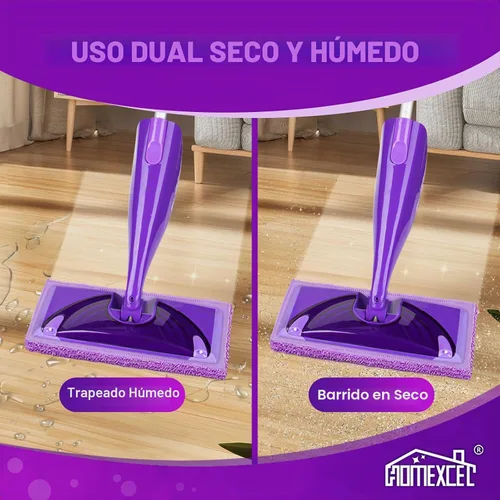 Vista 5 de HOMEXCEL Almohadillas de microfibra para Swiffer Wet Jet 11.5 x 5.5 pulgadas, paquete de 8