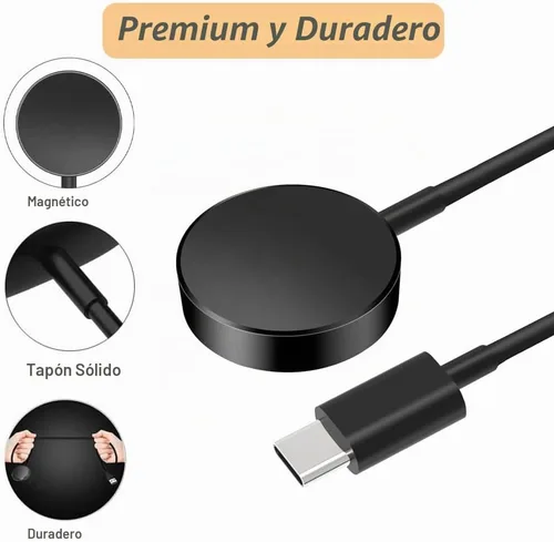 Vista 5 de Cargador para Samsung Galaxy Watch 7/6/5/Ultra (USB-C) (3.3ft/1m)