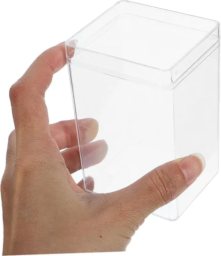 Vista 5 de ULTECHNOVO Conjuntos de elegantes cajas de dulces de plástico para bodas fiestas de cumpleaños DIY galletas cajas de embalaje de galletas