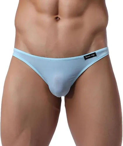 Vista 2 de WINDAY Bikinis y calzoncillos transpirables de seda de hielo triángulo para hombre, D318