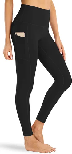 Vista 2 de Fengbay - Pantalones de yoga de cintura alta para mujer con control de abdomen, bolsillos y elasticidad en 4 direcciones, pantalones de yoga