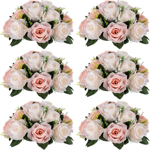 Vista 40 de NUPTIO Rosas Artificiales Negras Flores: Ramo de Flores Falsas Decoraciones de Halloween - 15 Cabezas Centros de Mesa de Rosas Artificiales con Base
