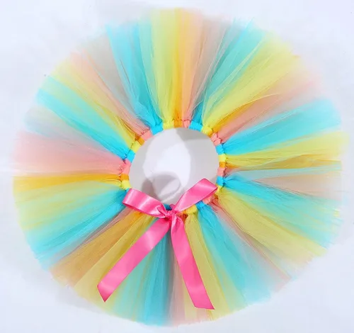 Vista 3 de Tutu Dreams Disfraz de tutú de Pascua para niñas con diadema de conejo