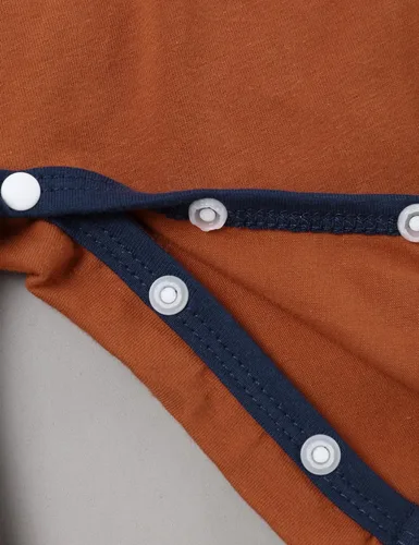 Vista 8 de RCPATERN Ropa para bebé recién nacido, mameluco de hermano pequeño, 3 piezas, conjunto de ropa lindo para bebé