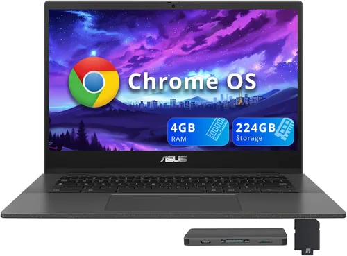 Vista 7 de ASUS ChromeBook/SILVER/14.0 FHD no táctil/N4020/4GB/Intel UMA/64GB/Chrome