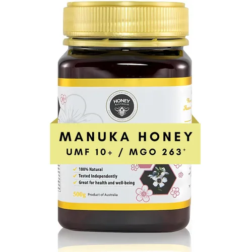 Vista 14 de Honey Australia Miel de manuka cruda UMF 5+ / MGO 83+ 8.8 oz / 250 g Manuka australiano certificado, probado de forma independiente, sin OMG
