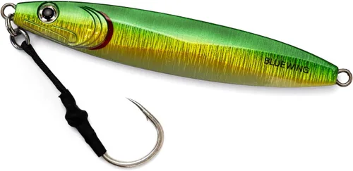 Vista 11 de BLUEWING Señuelos de pesca para agua salada de paso lento, plantillas verticales de 2.82 oz-35.27 oz cebo de hundimiento de peces con gancho de Big