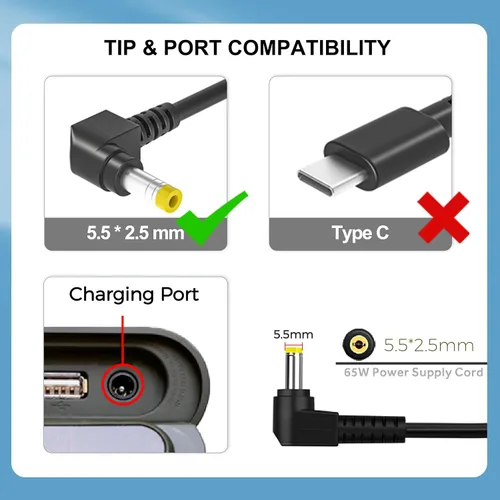 Vista 5 de Cargador adaptador de corriente de 19 V compatible con cable de alimentación JBL Xtreme/Xtreme 2 Fit for Boombox 1/2/3, Compatible with Harman