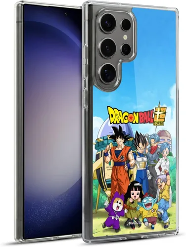 Vista 29 de Head Case Designs Funda de gel con licencia oficial de Dragon Ball Super Group Future Trunks Arc Characters [protección de grado militar] compatible