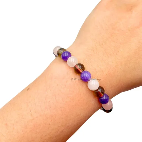 Vista 5 de GEMSCITE Pulseras envueltas en alambre - (ajustable)