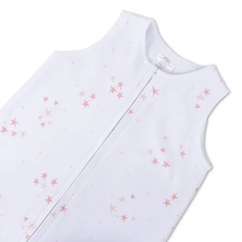 Vista 8 de Ely's & Co. Juego de 2 bolsas de dormir para bebé, 100% algodón de punto entrelazado para niñas de 3 a 6 meses