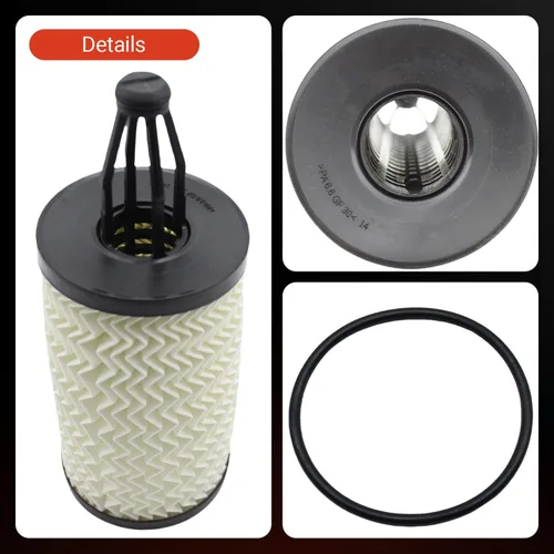 Vista 3 de Filtro de aceite auténtico Powkos 2761800009 Compatible con C CLS E GLE S ML SL etc Reemplaza 2761840025 Compatible with C CLS E GLE S ML SL etc