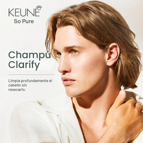 Vista 2 de KEUNE So Pure Clarify - Recambio de champú, sin sulfato, 13.5 onzas líquidas